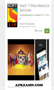 SonyLIV MOD APK Download For Android (Premium Unlocked) 1
