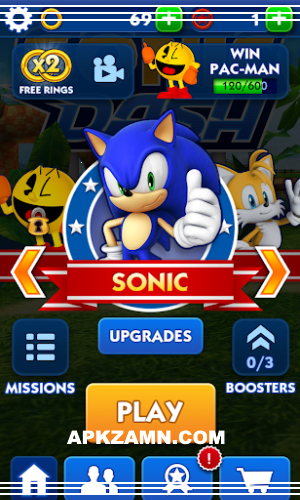 sonic dash apk all characters